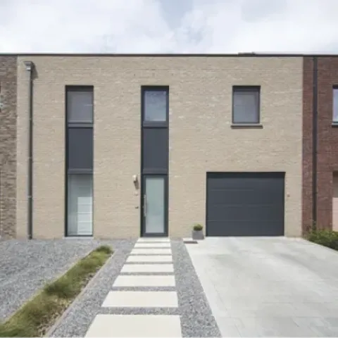 building and pavement