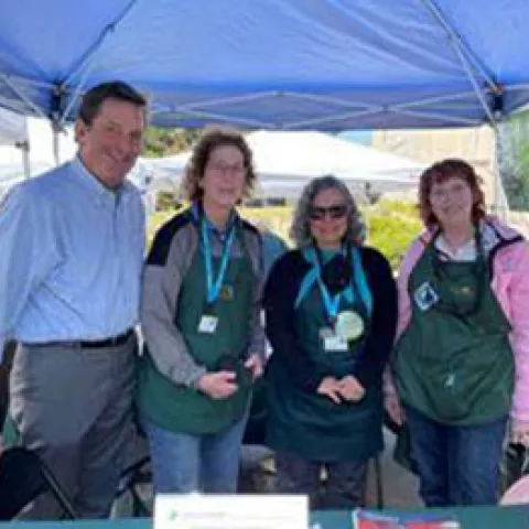 AAMG table with congressman J.R.Garamendi