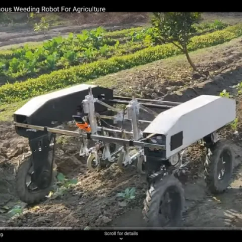 Autonomous weeding robot for agriculture
