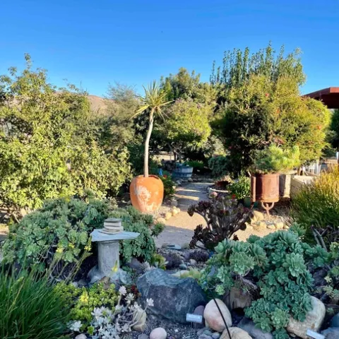 Master Gardener demo gardens at HARC