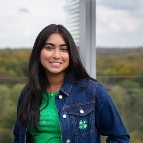 4-H Youth in Action winner, Sruthi Sudarsan.