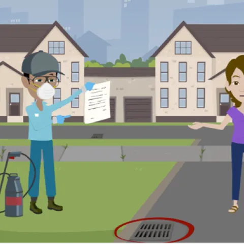 A screenshot from the Urban Pyrethroid and Fipronil Use: Runoff and Surface Water Protection course offered by UC IPM.