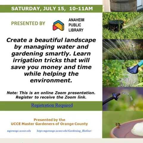 Free Zoom Webinar: How to Create a Beautiful Landscape with Smart Irrigation