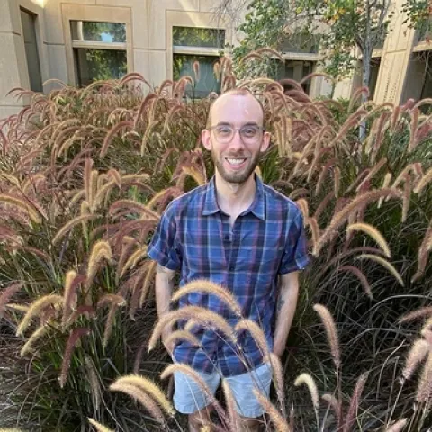 Justin Valliere is the Department of Plant Sciences' new assistant professor of UC Cooperative Extension, with expertise in restoring California's natural landscapes. (Trina Kleist/UC Davis)