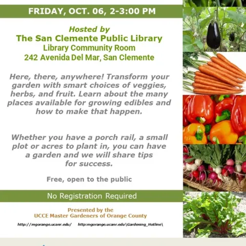 Planting Possibilities: Learn to Grow Food Anywhere!