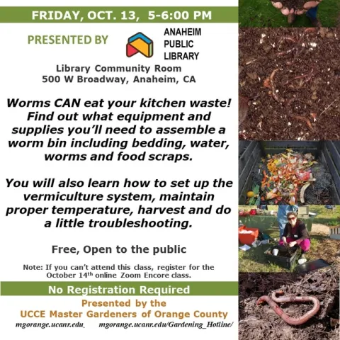 Earth's Little Helpers: Vermiculture Composting Workshop!