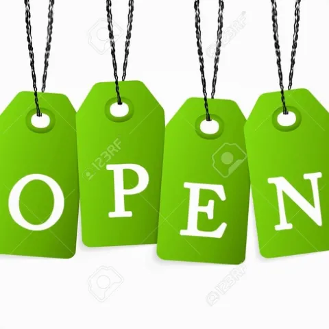 Open sign