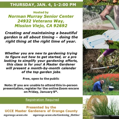 Garden Time Mastery: Learn the Art of Timing in Our Exclusive Master Gardener Class