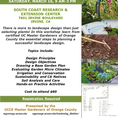 Master Sustainable Landscaping! Learn Design Secrets & Hands-On Techniques. Register Now.