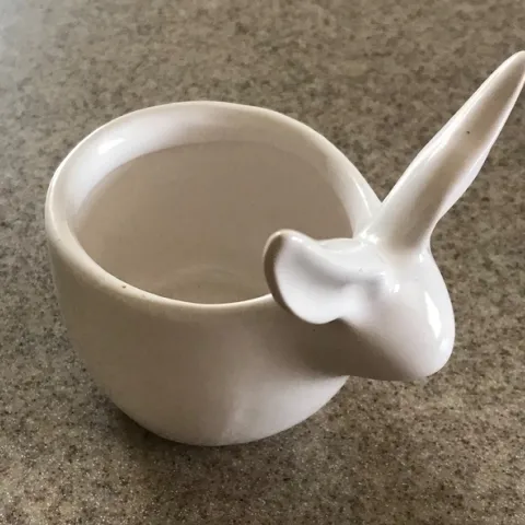 Bunny Planter. photos by Karen Metz