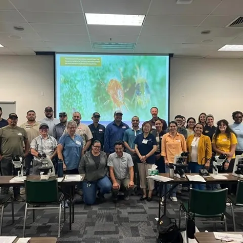 Attendees of the Predatory Mite Workshop