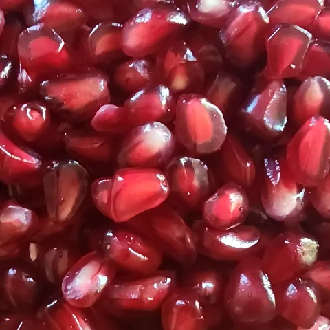 Pomegranate arils (Photo credit to author).