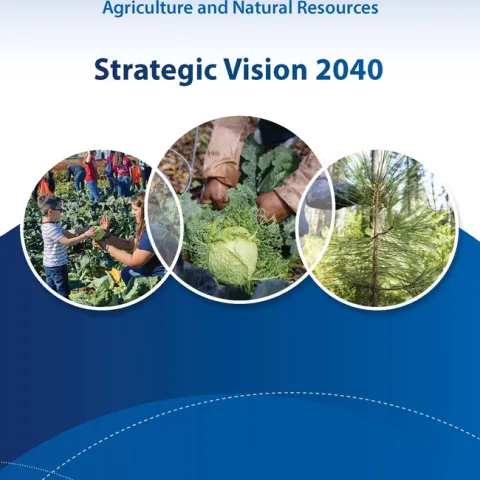 Cover of UC ANR Strategic Vision 2040