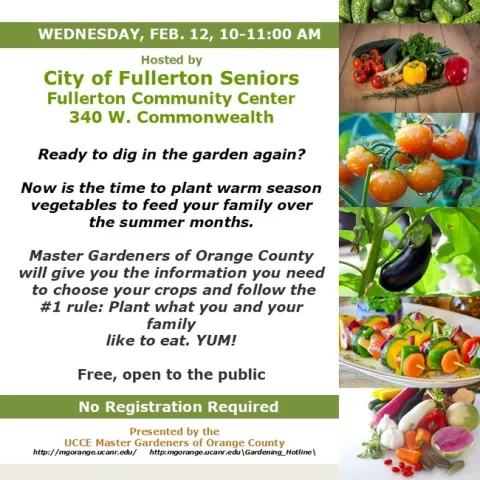 Grow What You Love to Eat—Join Us for Expert Tips