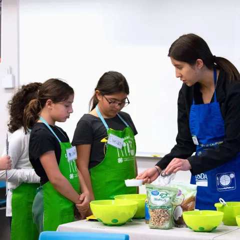 Children being tutored