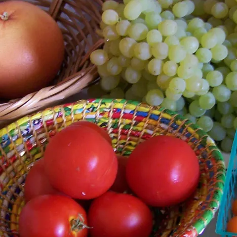 Vegetables and fruit