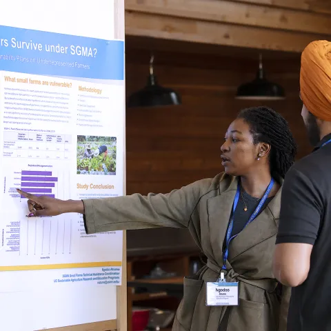 Ngodoo Atume with farmer