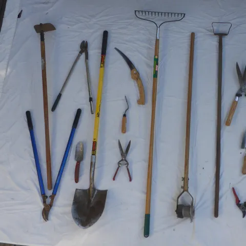 A collection of tools in need of cleaning. J.C. Lawrence