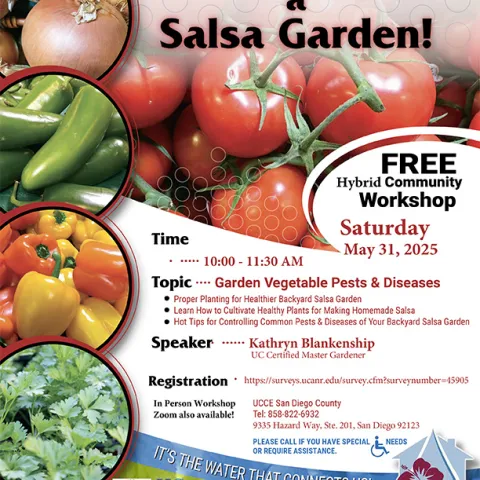 How to Grow a Salsa Garden Flyer May 31