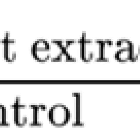 Formula for calculating germination index