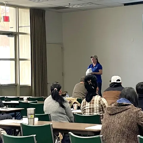 Figure 1: Classroom teaching at KARE. Photo Credit Amber Butland.