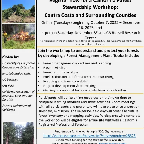 Forest Stewardship Workshop - Contra Costa