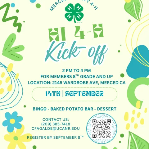 Hi 4-H Kick-off Flyer