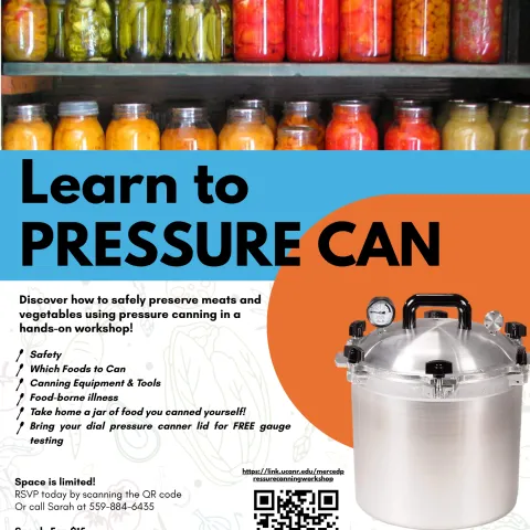 Pressure canning workshop flyer