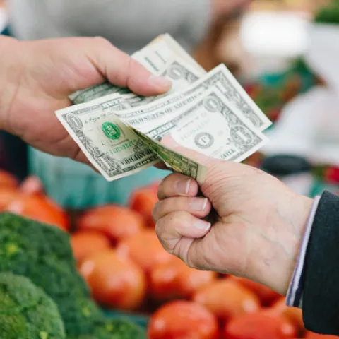 farmers market finances