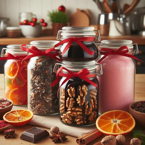 Jars of Sweet Toppings