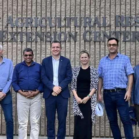 Grupo de visitantes de Cataluña.