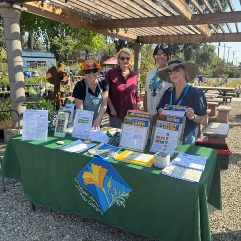 Master Gardener Info tsble at Gazebo Gardens