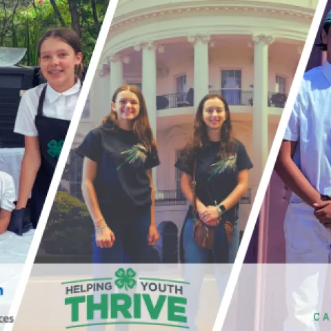 4-H youth members smiling