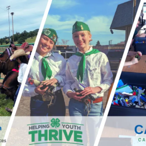 4-H youth members smiling