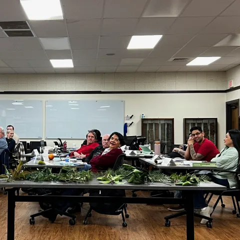Tom D addressing 2024 UC Master Gardener Training Class in Merced