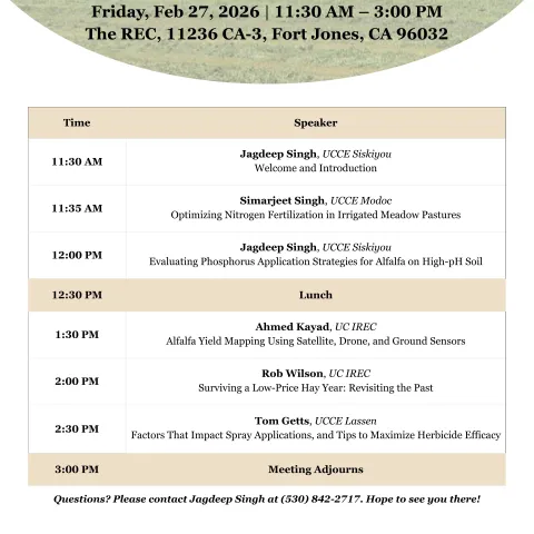 Spring Update Meeting