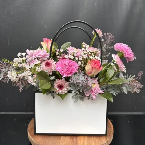 flowers in purse
