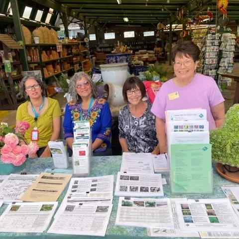 Master Gardener Plant Clinic Table at Luis Nursery