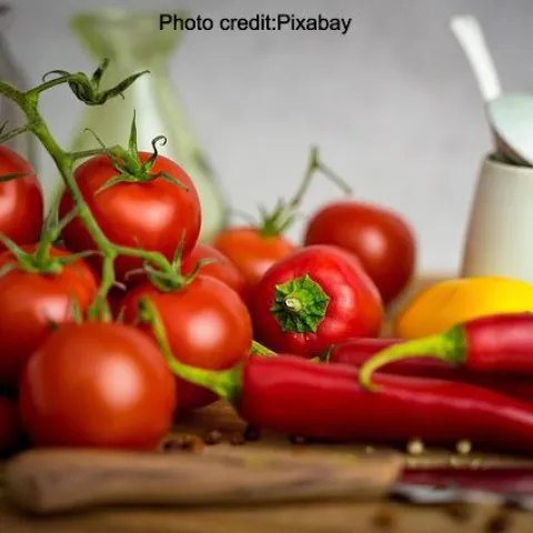 Tomatoes and Peppers