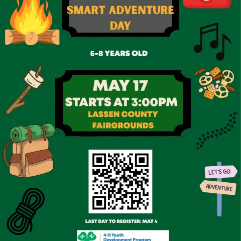 Cloverbud Camp Smart Adventure Day 2026, May 17, 3:00pm - LC Fairgrounds