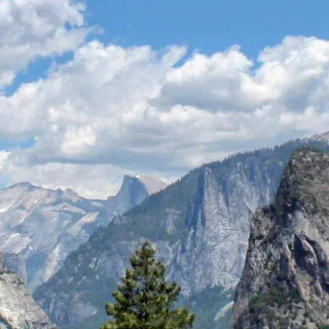 Yosemite featuring El Capitan and Half Dome
