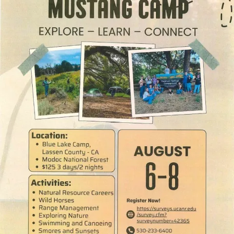 2026 4-H Range&Mustang Camp, August 6-8