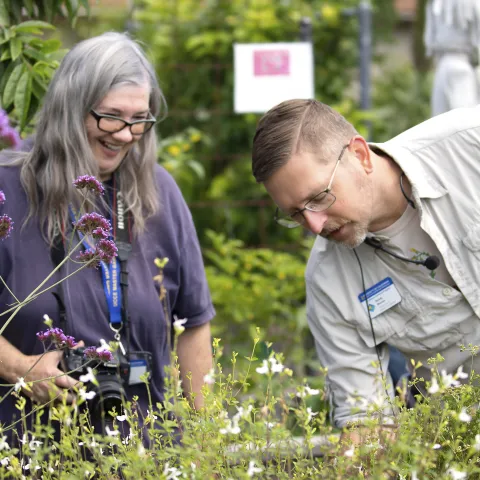 UCCE two Master Gardeners gardening