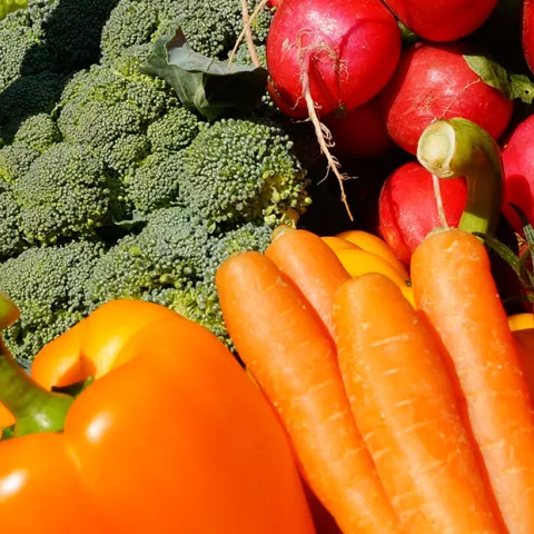 vegetables in a basket