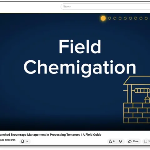 field chemigation video screenshot