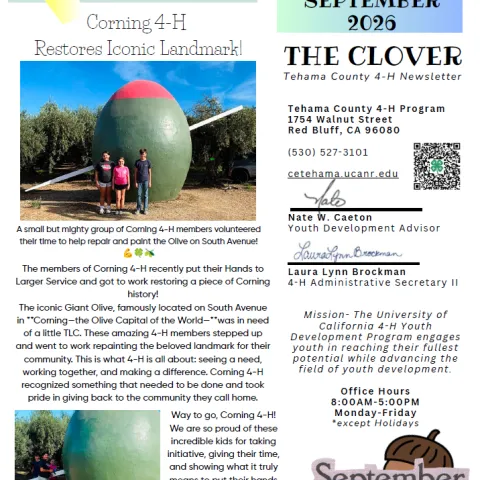 September 2026 Clover Cover