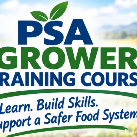 PSA Grower Training Course Banner