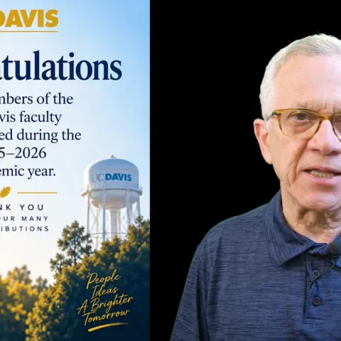Walter Leal and video tribute to UC Davis emeriti faculty.