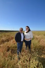 Gisele Herren and Jesse Sanchez