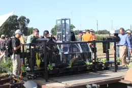 crop sensing demo for robotic cultivator